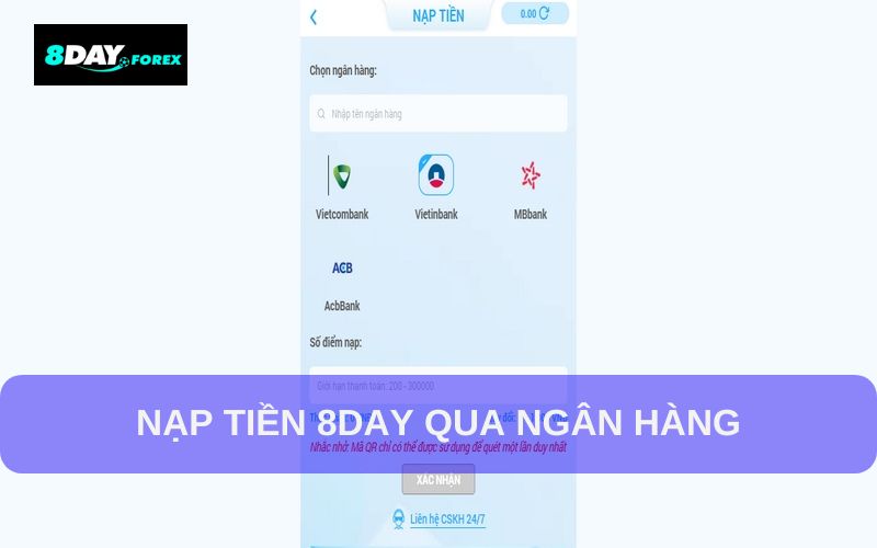 Ưu điểm nổi bật của hệ thống nạp tiền 8day Ưu điểm nổi bật của hệ thống nạp tiền 8day